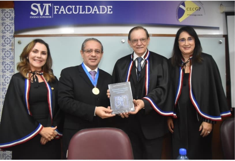 Samuel Melo e James Magno recebem a medalha Fran Paxeco da Academia Maranhense de Cultura Jurídica, Social e Política