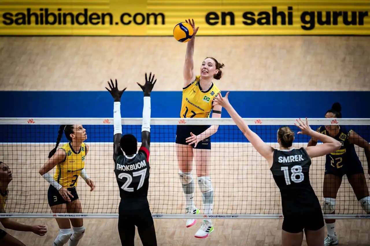 Gabi e Júlia Kudiess representam Brasil na seleção da VNL 2025