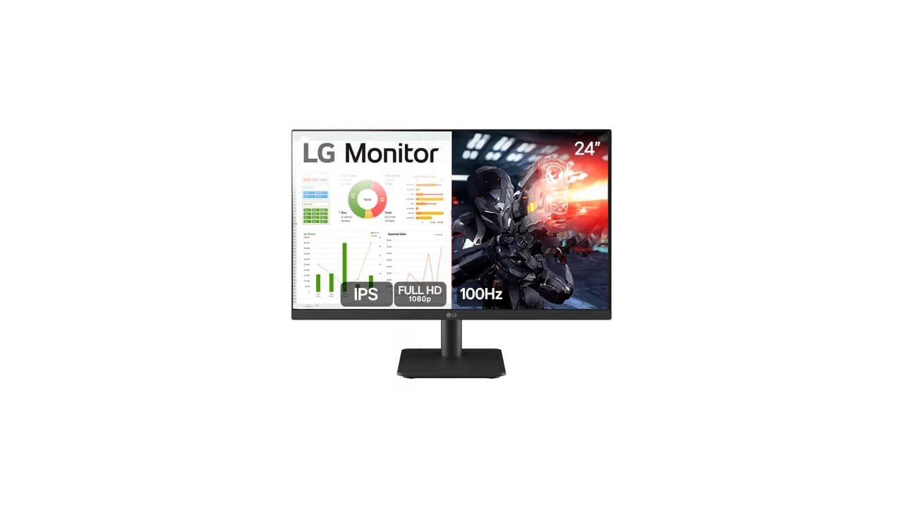 Por APENAS R$536: Monitor Gamer LG 24MS500-B 24ms Ips Full HD 100hz